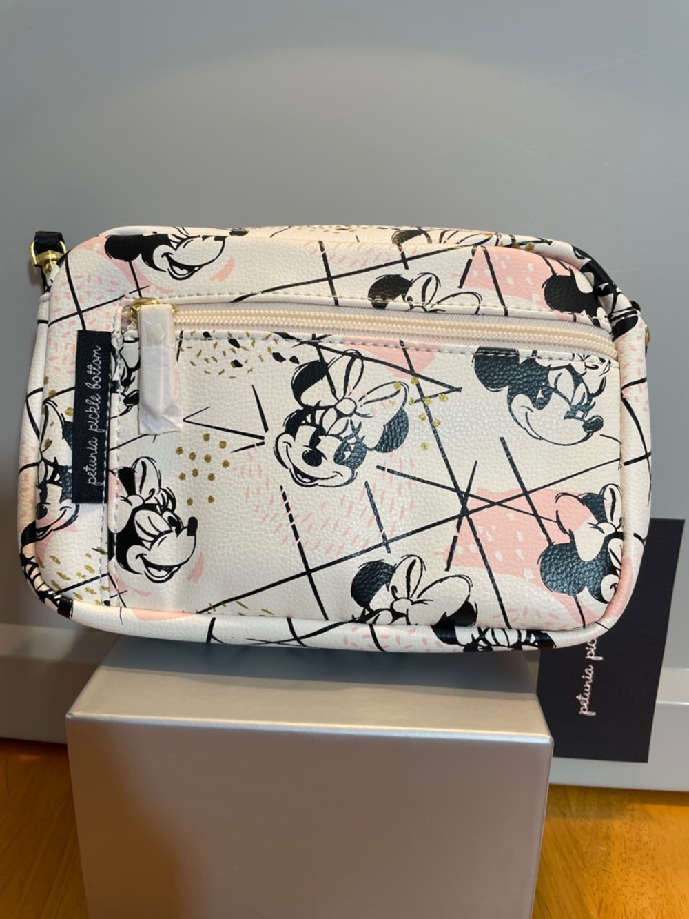 Petunia Pickle Bottom Disney Adventurer Belt Bag Shimmery Minnie Mouse NWT